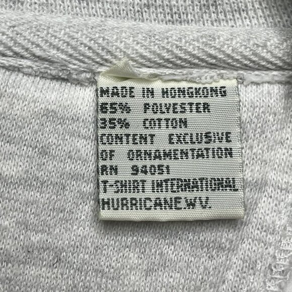 Vintage Briar Creek Sportswear Whitetail Deer Embroidered Sweatshirt Ash Gray L - Picture 3 of 10